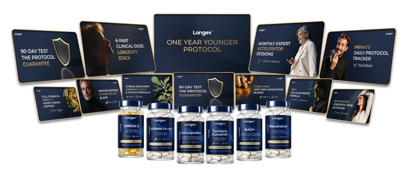 The Longev one-year protocol and its bonuses
