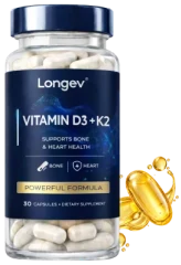 The Longev vitamin D3 and K2 formula